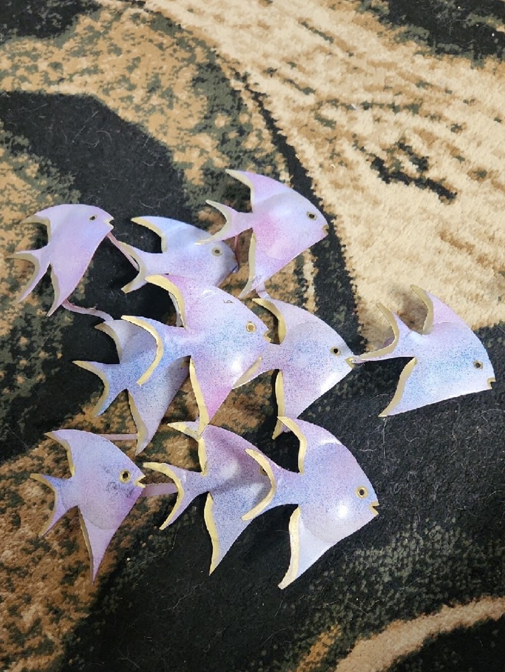 Mid Century Metal Fish Wall Hanging - Picture 2 of 10